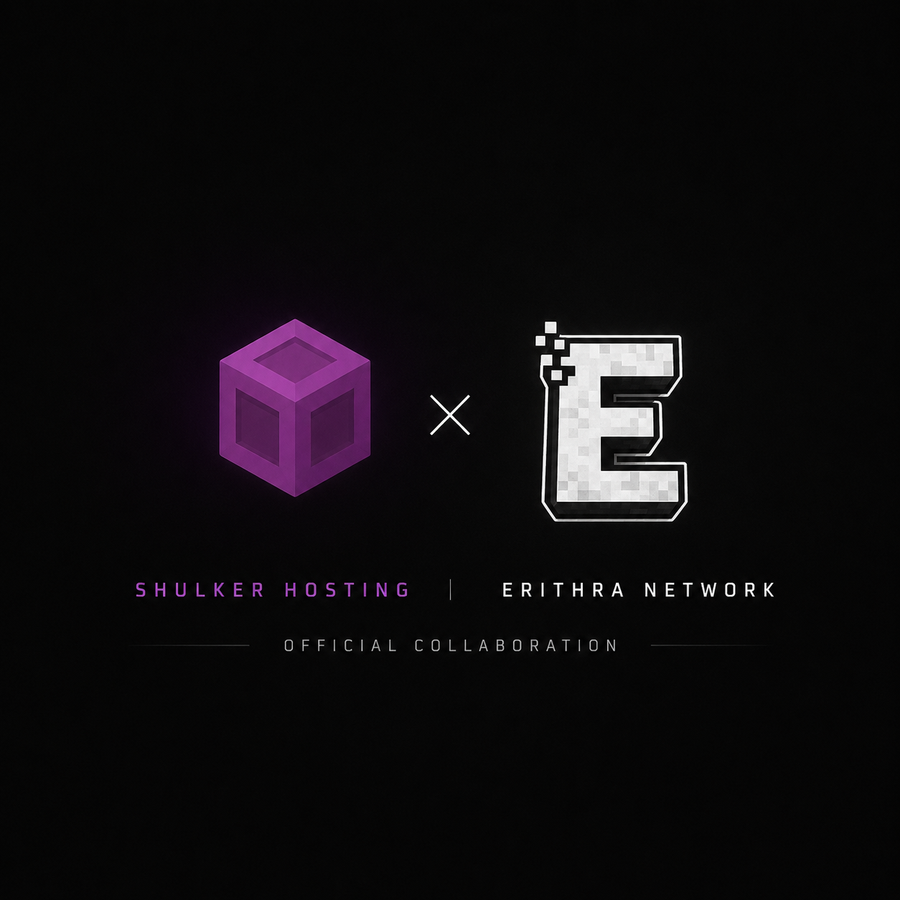 Level Up Your Gameplay: Erithra Network Partners with Shulker Hosting!